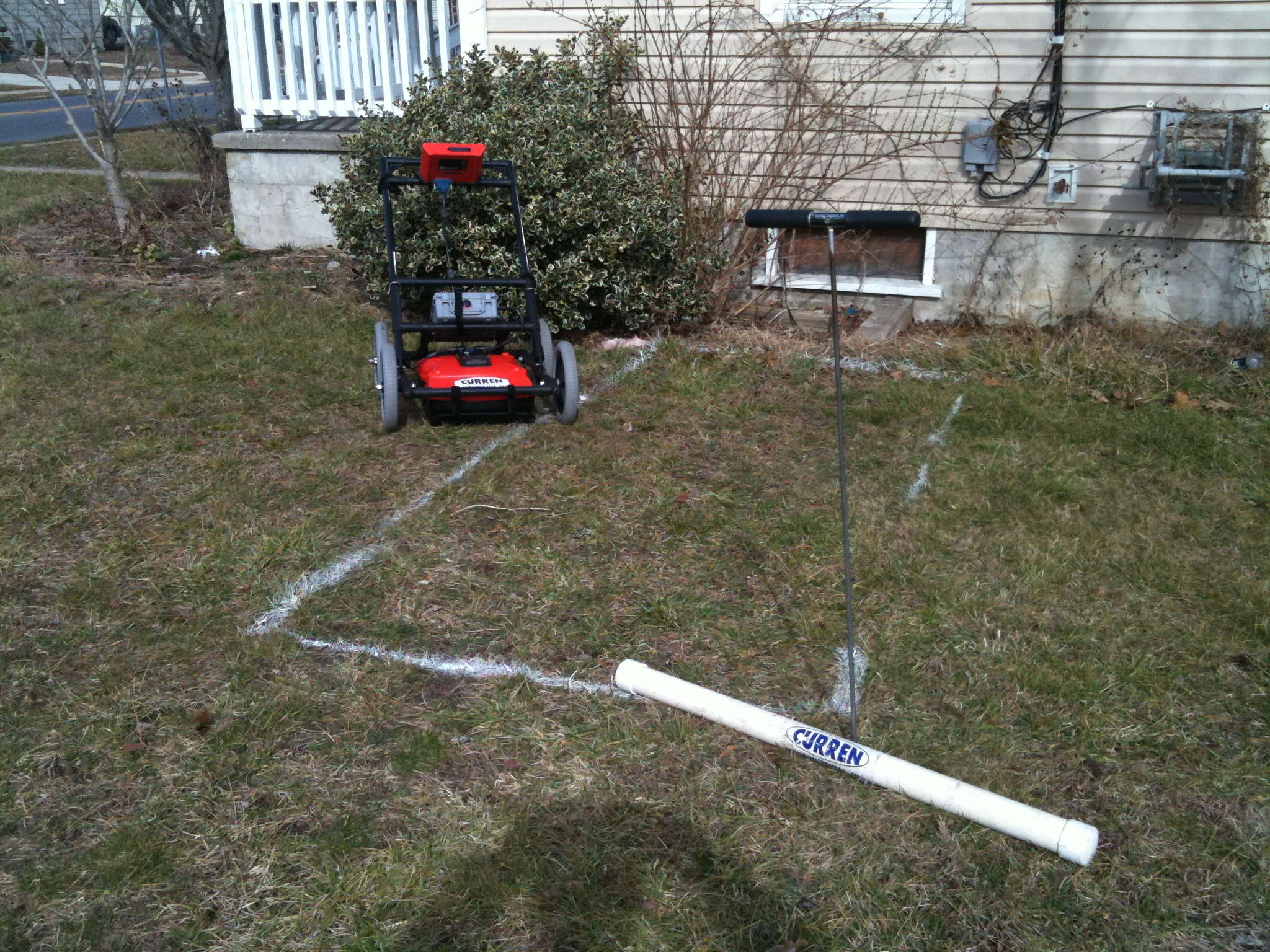 Finding buried tanks in delaware with gpr