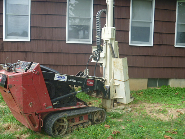 Soil borings with geoprobe ATV  for tank leak NJ DE PA