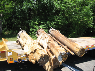 hydralics lifts removed from ground