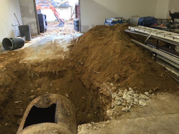 tank under building