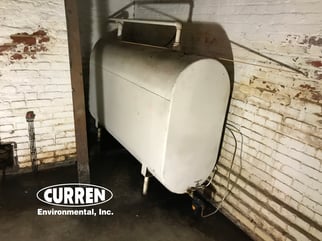 How do you test an oil tank?