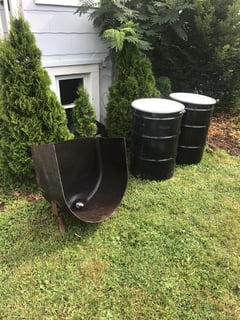 Above ground oil tank removal