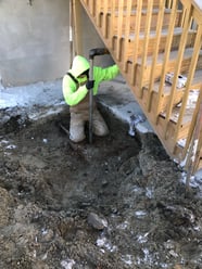 Oil Tank Under Stairs