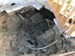 tank removal under deck
