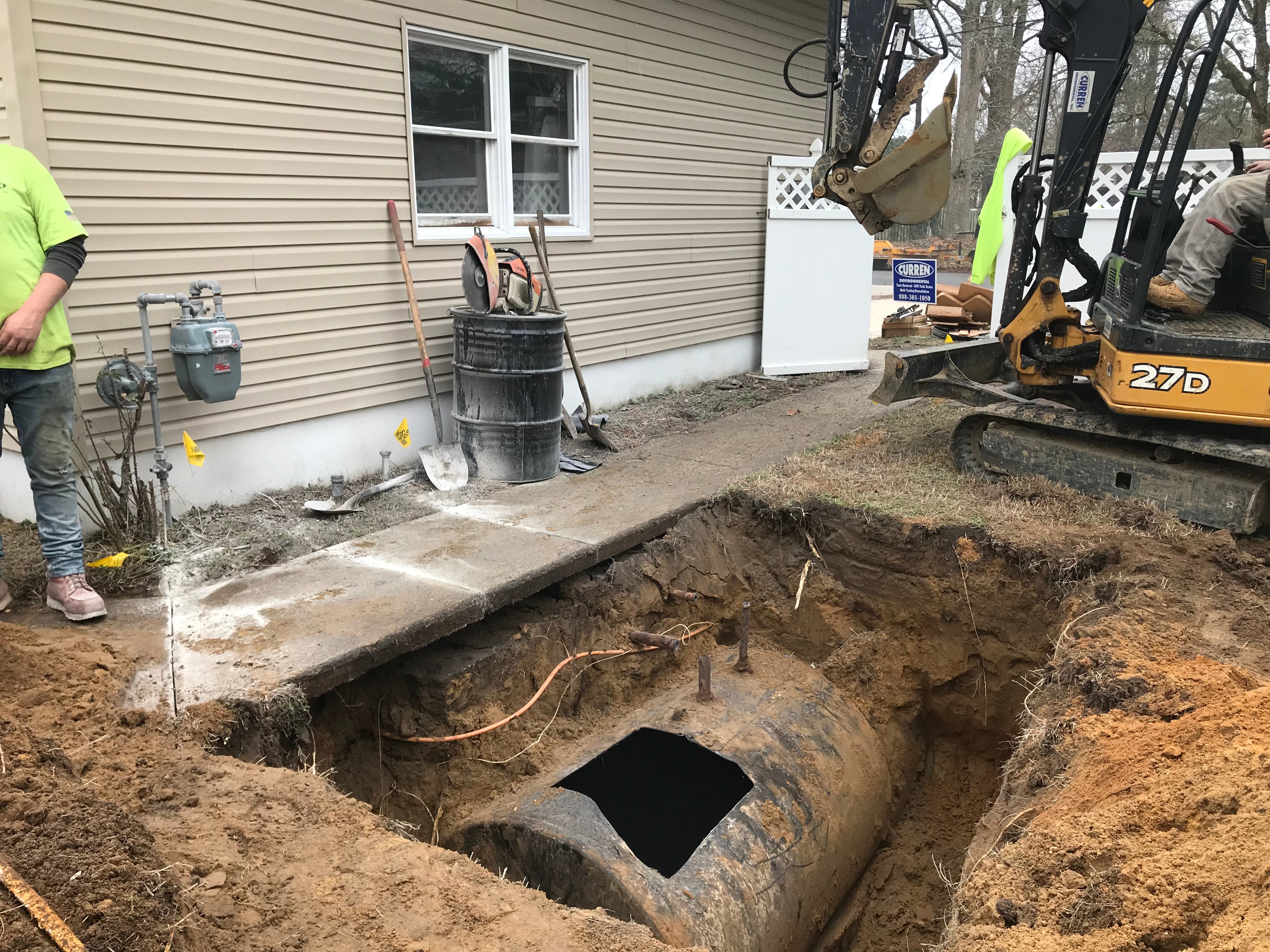 oil tank foam filling