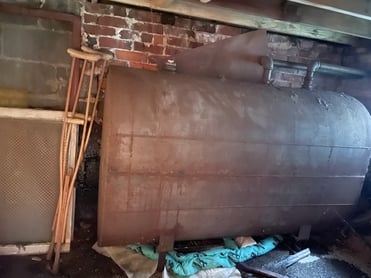 Aboveground oil tank leaks