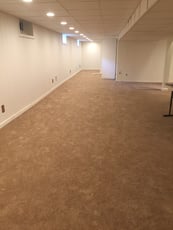 Basement Refinished with hidden mold