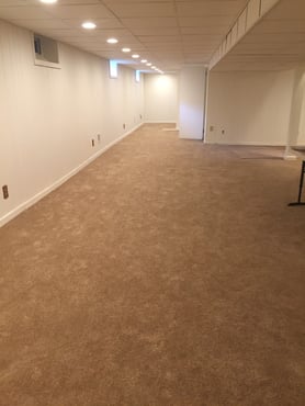 Basement Refinished with hidden mold