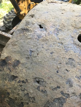 Holes in Underground Oil Tank