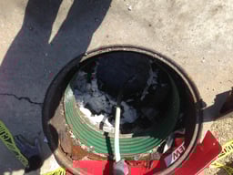 Foam tank filling