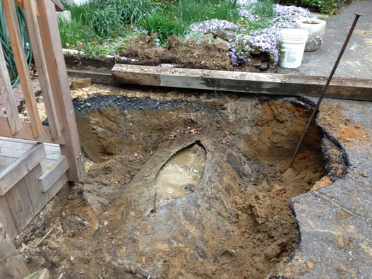 tank previously abandoned in place