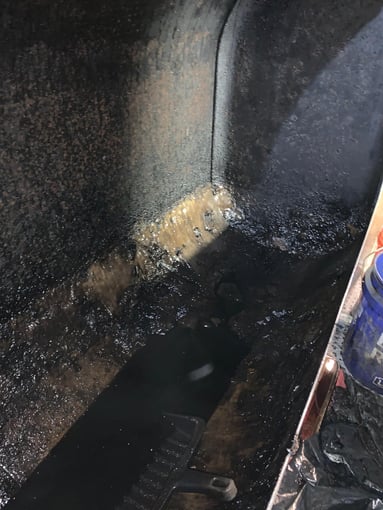 Basement oil tank removal