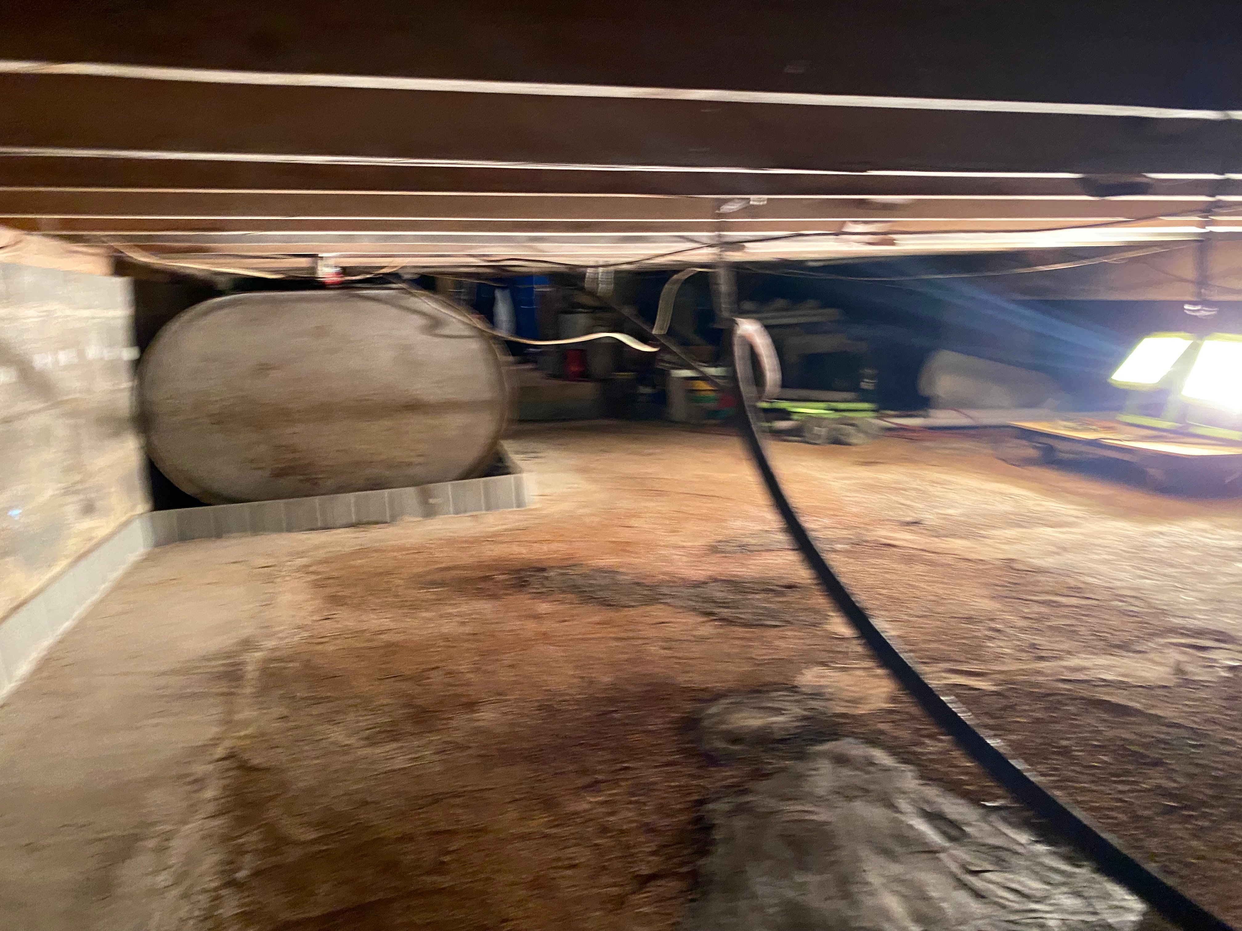 crawlspace tank removal