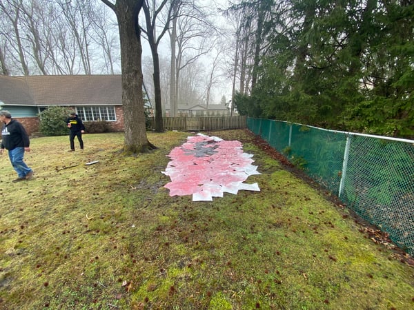 basement oil tank leak