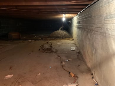 crawlspace tank removal