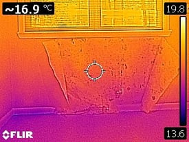 Infrared mold inspection