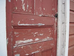 Lead Paint is found on windows and doors