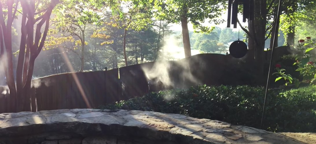 Mosquito Mist Backyard