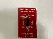 Oil burner switch
