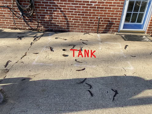 tank locating with gpr