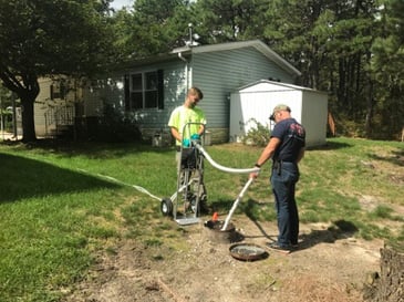 propane tank closure in place