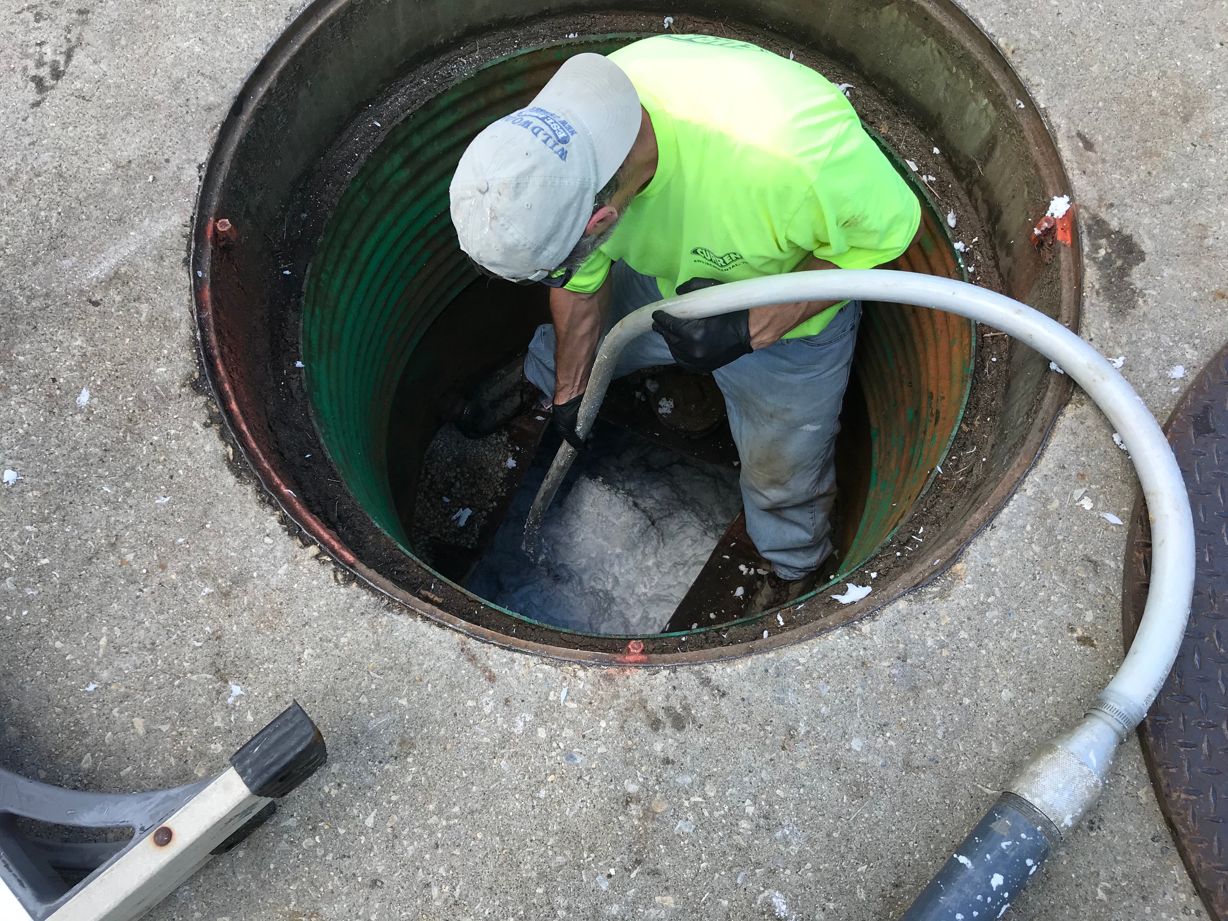 foam tank filling