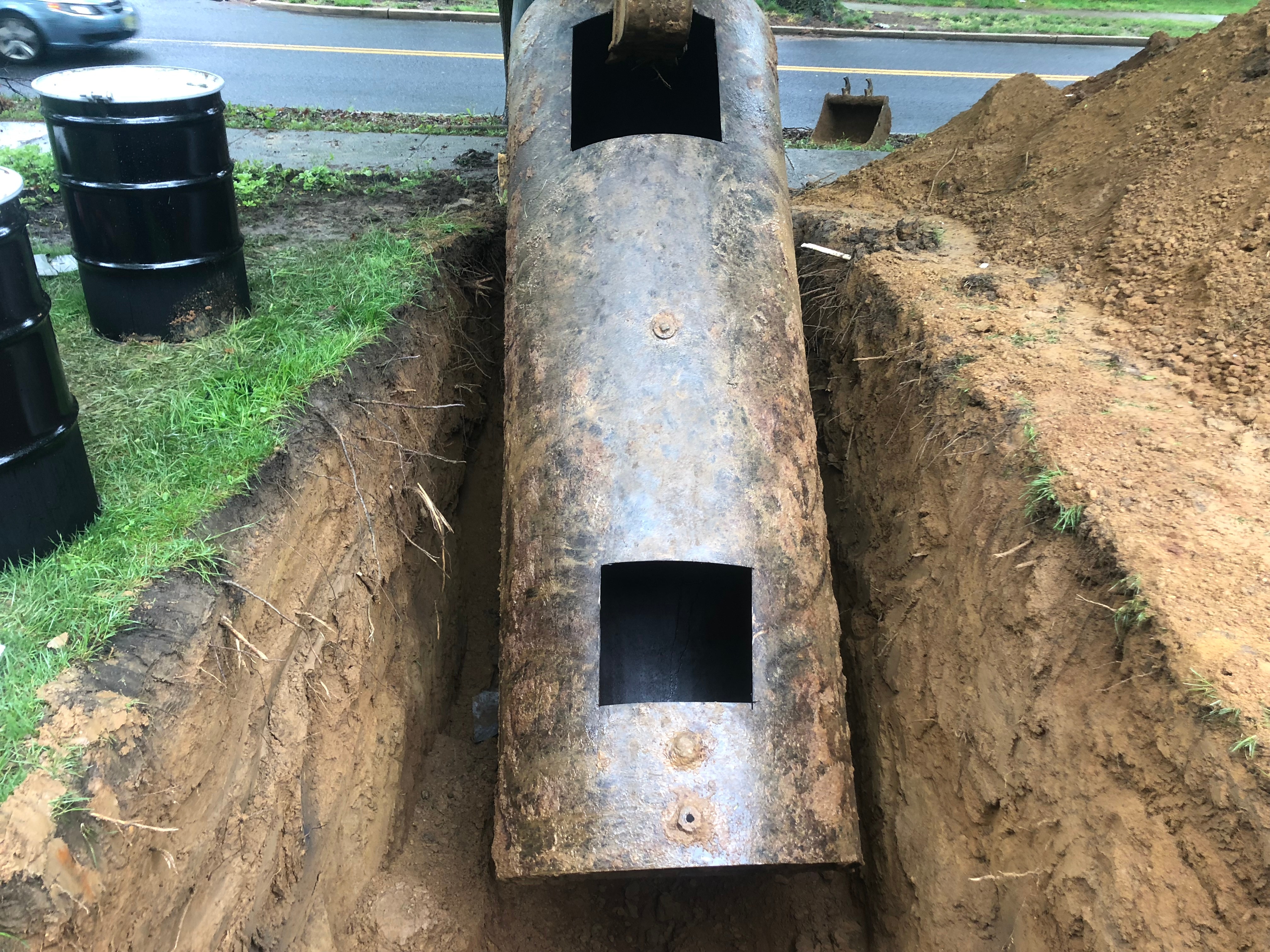 removal of a heating oil tank