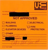 tank approval sticker
