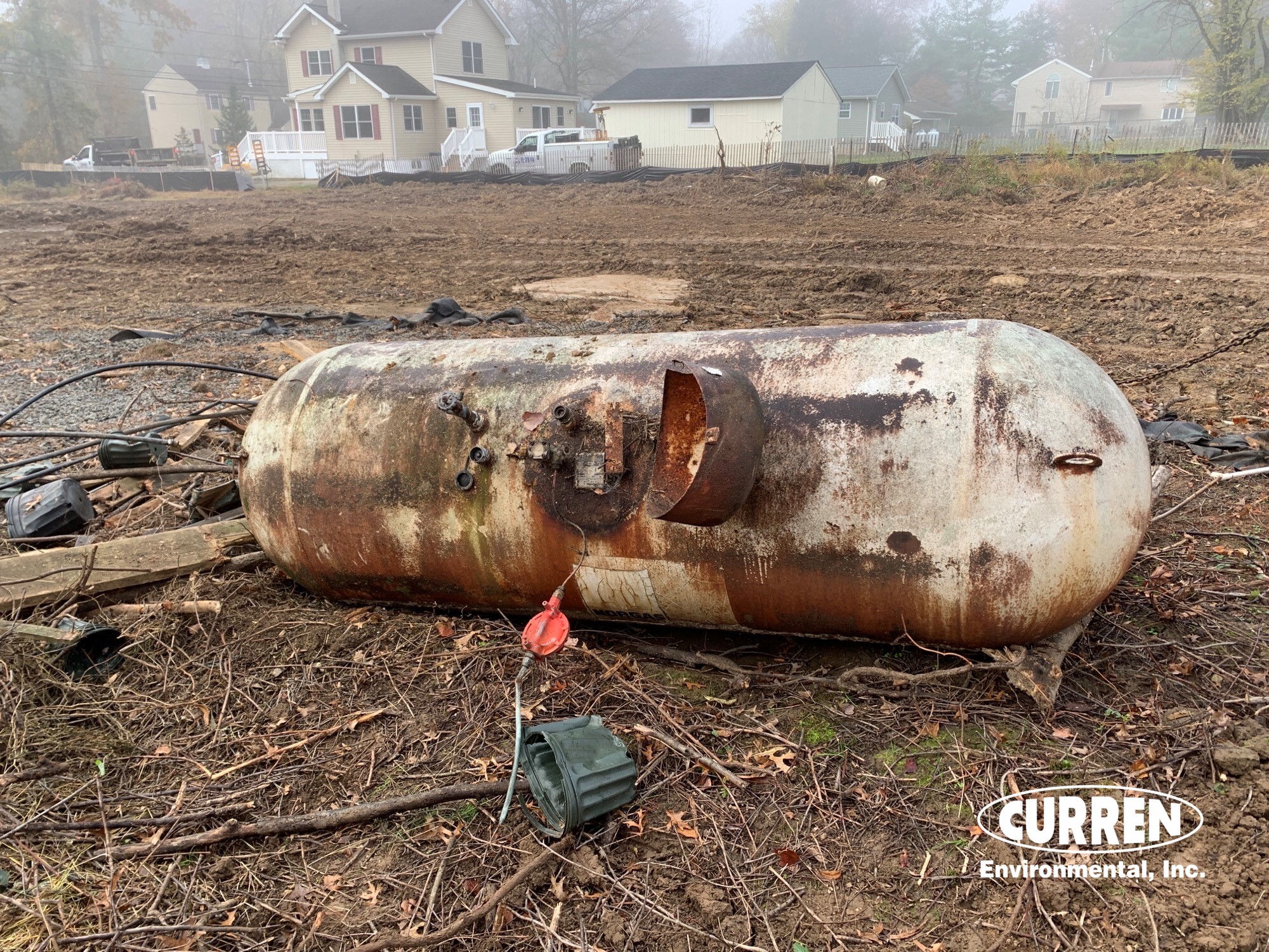 propane tank removal