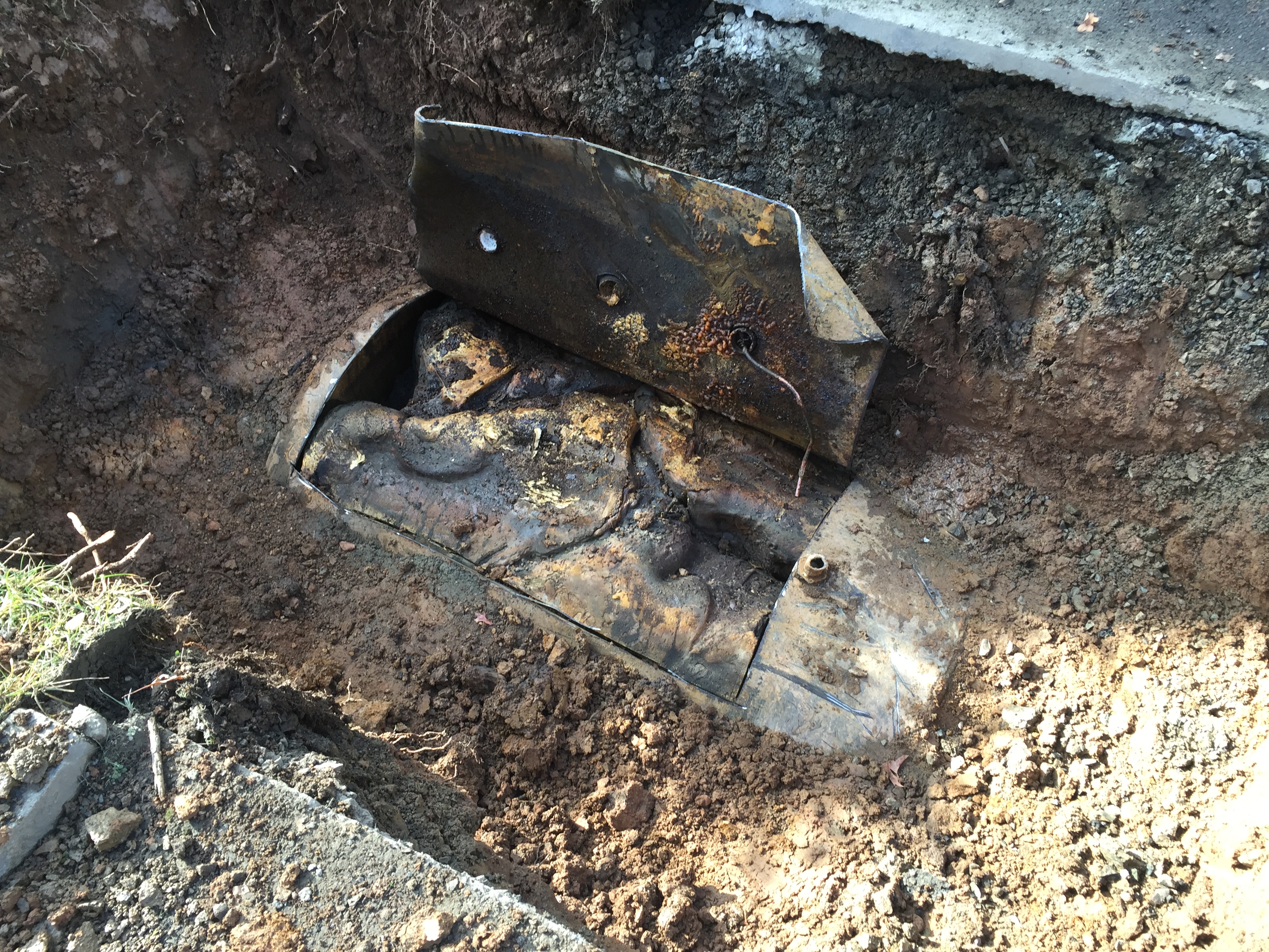 buying a house with an abandoned oil tank
